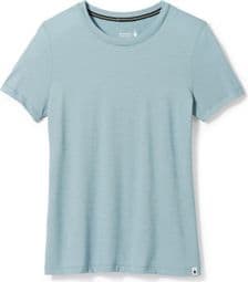 T-Shirt Manches Courtes Femme Smartwool Short Sleeve Bleu Clair