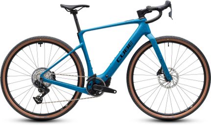 Elektro-Gravelbike Cube Nuroad Hybrid C:62 EXC 400X Sram Rival AXS 13V 400 Wh Bosch 60 Nm 700 mm Blau Tropicalteal 2027