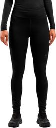 Legging lungo da corsa da donna Odlo Zeroweight Warm 2.0 Riflettente Nero