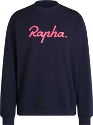 Rapha Heavyweight Cotton Hoodie Blue/Pink Men's Hoodie | Alltricks.com