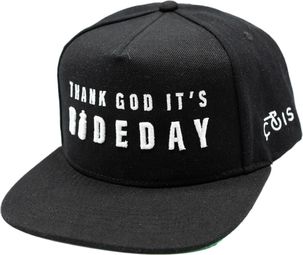 Casquette Çois 'Thank God it's Rideday' Noir