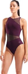 Arena Mesh Angle Bordeaux Women's Swimsuit