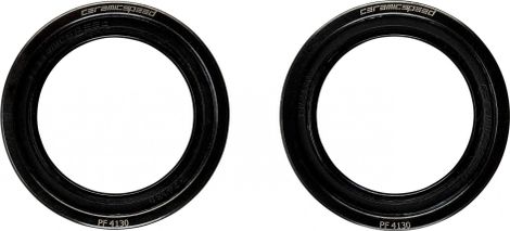 Boîtier de pédalier CeramicSpeed PF4130 Coated BB86/41x86.5 ø30mm long> 100mm argent
