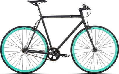 6KU Beach Bum Fixie Bike Black Teal