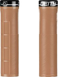 Ein Paar Deity Knuckleduster Griffe 132 mm Braun