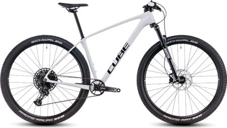 VTT Semi-Rigide Cube Reaction C:62 One Sram NX/SX Eagle 12V 29'' Blanc Cotton Gris