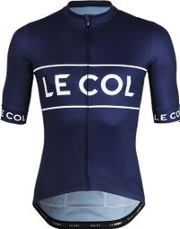 Maillot de manga corta Le Col Sport Logo Azul marino