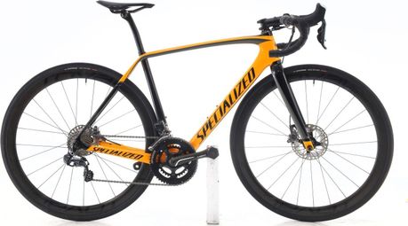 Produit reconditionné · Specialized Tarmac Carbone Di2 11V · Orange / Vélo de route / Specialized | Très bon état