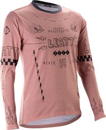 Maillot Manches Longues Leatt Gravity 3.0 Rose Femme