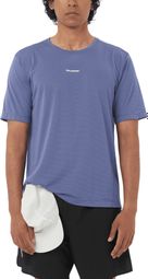 Salomon SHKout Core blauw herenshirt met korte mouwen