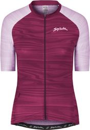 Spiuk Top Ten Short Sleeve Jersey Bordeaux/Rose