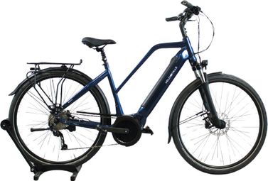 Produit reconditionné - VTC électrique Vélo de Ville AEB 490 bleu - Très bon état