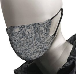 Masque Tucano Urbano Rina Graphic Gris (lot de 2)