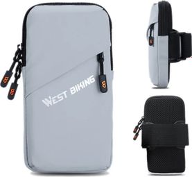 Brassard de Sport pour smartphone Running Fitness - gris