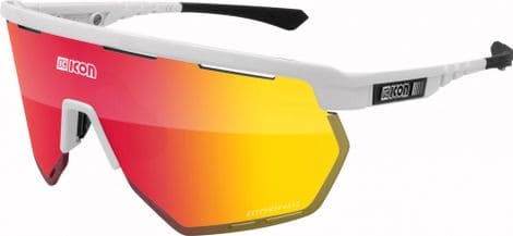 Scicon Sports Aerowing Lunettes De Soleil De Performance Sportive (Scnpp Multimorror Rouge/Luminosité Blanche)