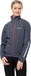 Chaqueta impermeable para mujer Morobbia 2,5L Gris de Jack Wolfskin