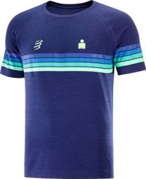 Maglia a maniche corte Compressport IronMan Seaside Navy