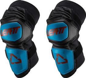 Leatt Enduro Korte Kniebeschermers Blauw Zwart