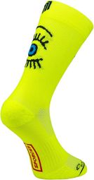 Sporcks Eye Running Socks Yellow