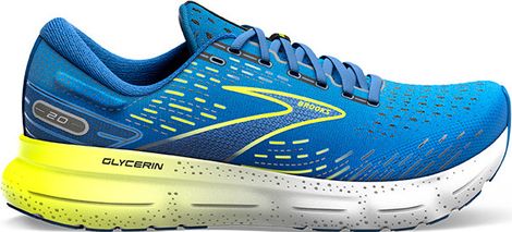 Chaussures de Running Brooks Glycerin 20 Bleu Jaune 41