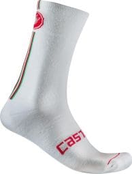 Castelli Racing Stripe 18 Socken Weiß