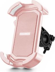 Support de téléphone anti-choc pour vélo  rose