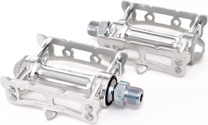 Pedales Sylvan Track Silver Mks-021-sil9/16-box Mks