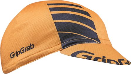 GripGrab Leichte Sommer Radmütze Orange / Schwarz