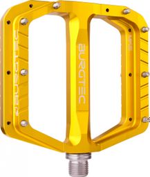 Burgtec MK5 Alloy Flat Pedals Gold