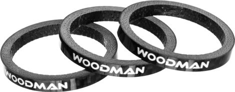 Woodman Carbon Headset Spacers 4mm (x3)