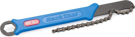 Park Tool SR-18.2 Removedor de látigo / piñón de cadena para engranajes fijos de 1/8 "y velocidad única