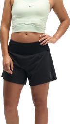 Hoka MR Glide 5in 2-in-1-short, zwart, dames