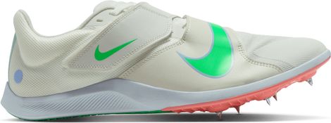 Nike Zoom Rival Jump Leichtathletikschuhe Weiß/Grün/Orange, Unisex
