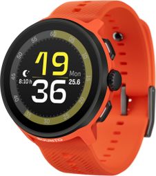 Suunto GPS-Uhr laufen Silikonband Koralle Orange