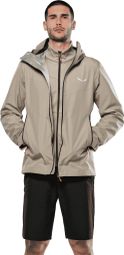Men's Salewa Puez Gore-Tex 3L Beige Waterproof Jacket