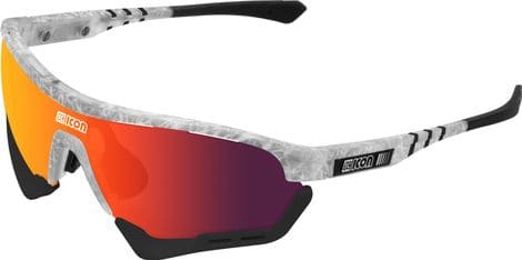 Scicon Sports Aerotech SCN PP Lunettes De Soleil De Performance Sportive (Scnpp Multimorror Rouge/Matt Gelé)