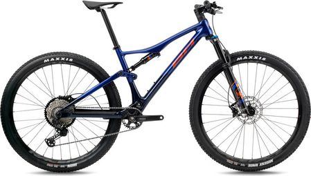 Bh lynx race lt 6.0 shimano deore/xt 12v 29'' bicicleta de montaña con suspensión total azul