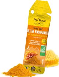 Gel Énergétique Meltonic Tonic'Gel Bio Ultra Endurance Miel Curcuma Gelée Royale 20g