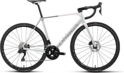 Bicicletta da strada Orbea Orca M35i Shimano 105 Di2 12V 700 mm Bianco Iris Lilla 2026