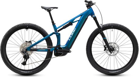 VTT Électrique Tout-Suspendu Cube Stereo Hybrid One44 HPC Race 800 Shimano 12V 800 Wh Bosch 120 Nm 29'' Bleu Nebula Prizm 2027