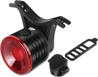Feu Arrière de Vélo 4 Modes Intelligent Détection Avertissement Lampe