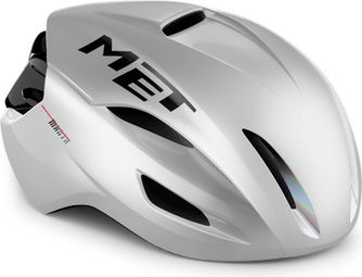 MET Manta Mips Aero Helm Brilliant Holographic White 2022