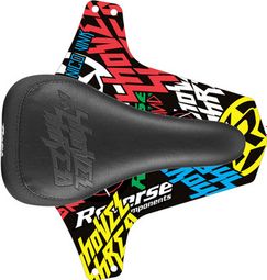 Reverse Saddle and Mudguard Nico Vink Shred Black