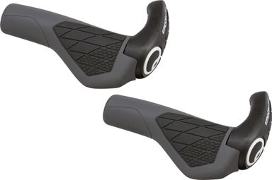 ERGON Griffe mit Bar End GS2 Schwarz