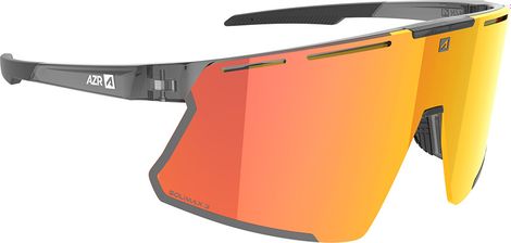 Lunettes AZR Vision RX Noir Crystal/Rouge + Ecran Incolore