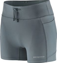Pantalones cortos Patagonia Endless Run Shorts Plume Grey Mujer
