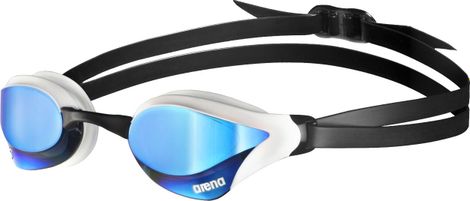 ARENA Cobra Core Swim Goggles Swipe Mirror White Blue