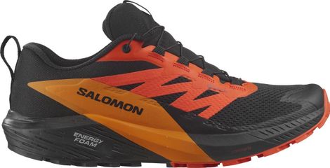 Salomon Sense Ride 5 GTX Trailrunning Schuhe Schwarz / Orange