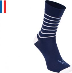 LeBram Ventoux Socken Blau Weiß