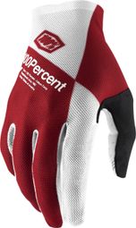 Paar Handschuhe 100% Celium Cherry / Silber